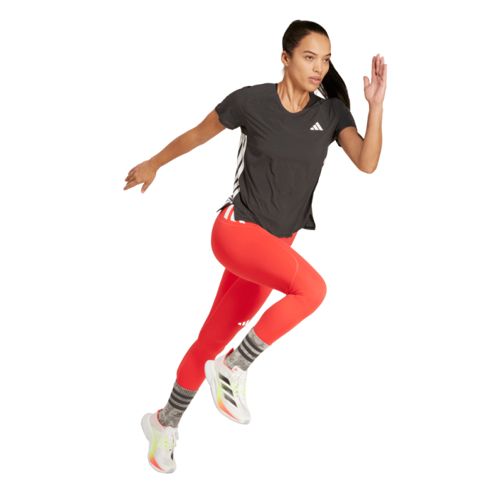 adidas Dame Lange tights Adizero 1/1 L Tight Rød