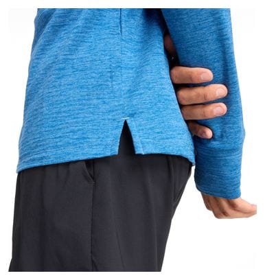 Haut thermique 1/2 zip New Balance Athletics Heat Grid Gris/Bleu Homme