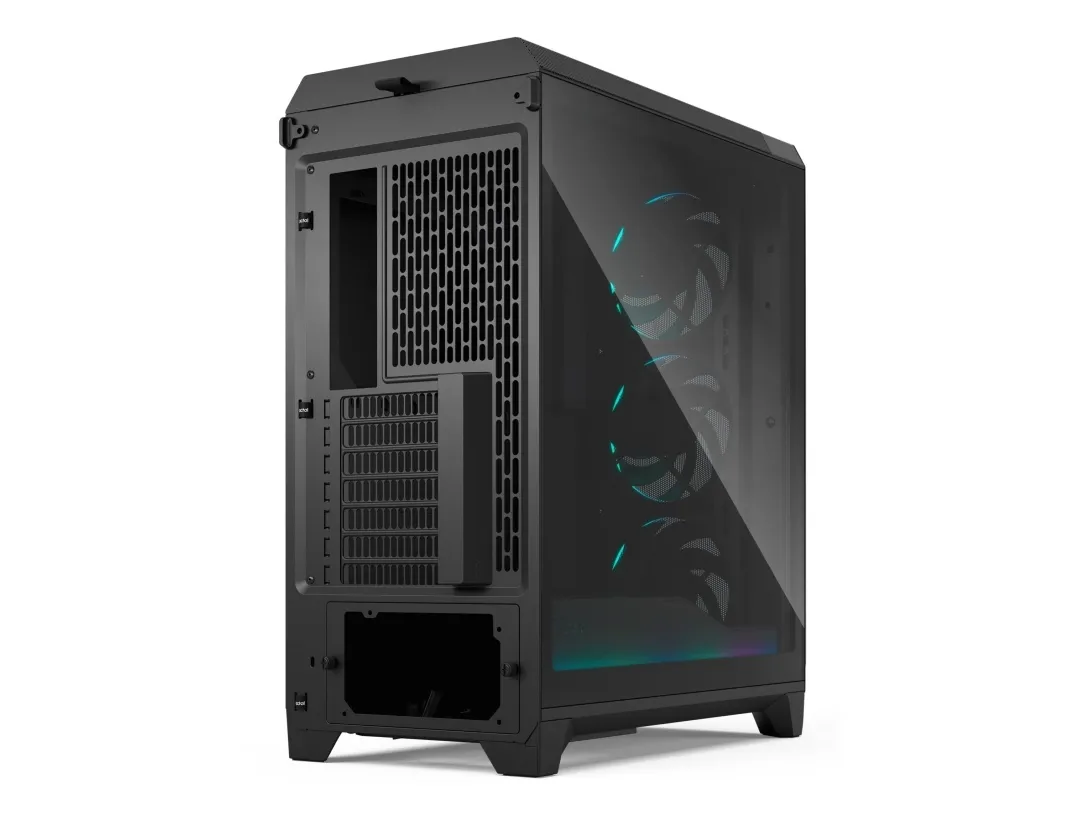 Fractal Design Meshify 3 Ambience Pro RGB - Tower - udvidet ATX - ingen strømforsyning (ATX) - sort TG-lystone - USB/Lyd