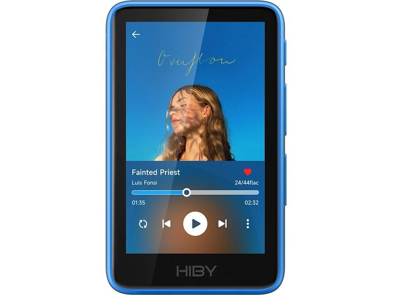 HiBy HiRes-Player R1 Blau Hochauflösender Musikplayer mit Bluetooth und WiFi