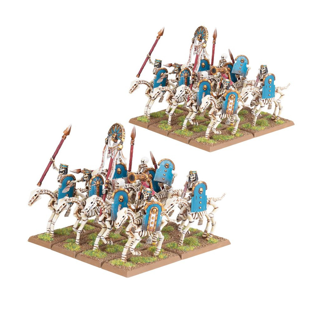 Warhammer - The Old World : Roi des Tombes de Khemri - Cavaliers / Archers à Cheval Squelettes