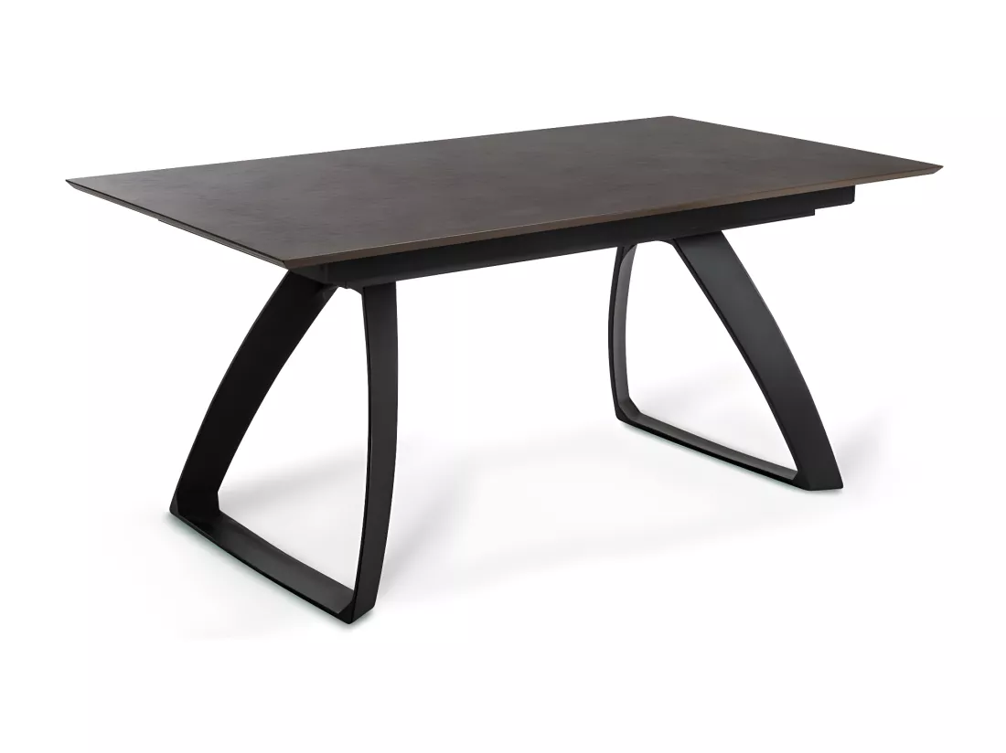 Barret Table Extensible (170/270 x 90 cm) en HPL sur MDF Noir
