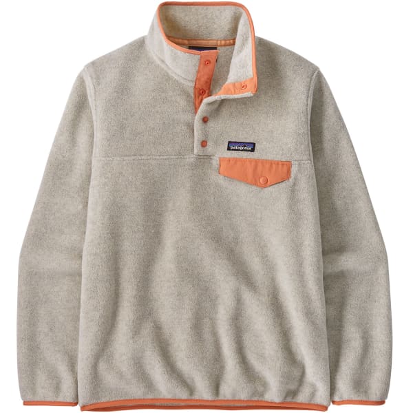 Sweat polaire PATAGONIA W'S LW SYNCH SNAP-T P/O OATMEAL HEATHER W/HEIRLOOM PEACH