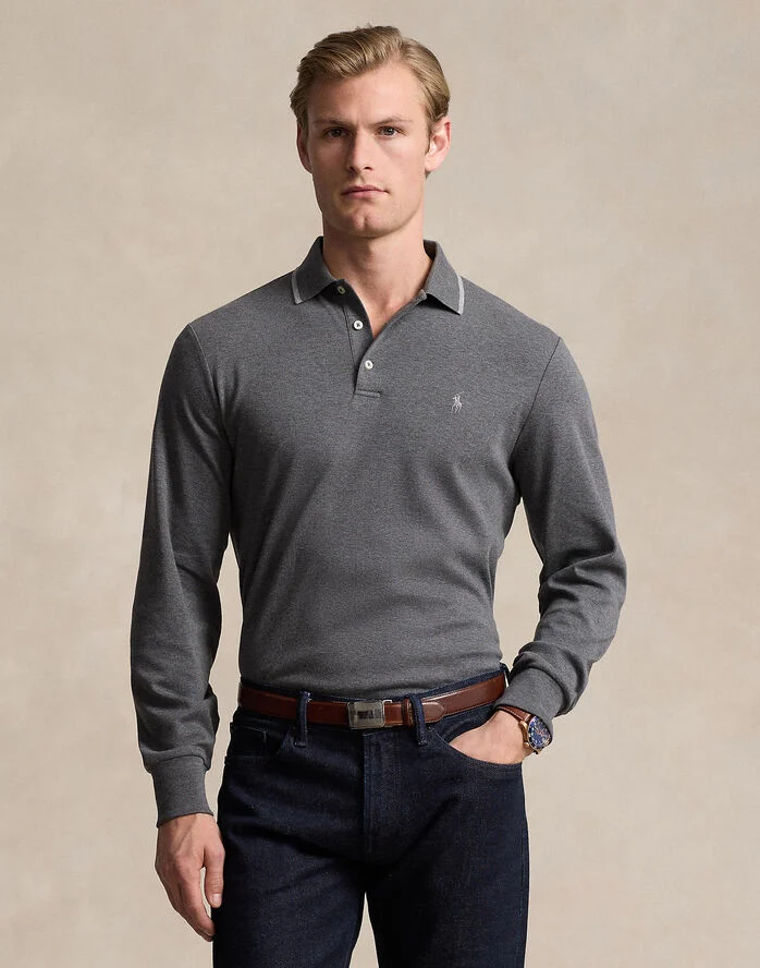 Polo Ralph Lauren 50/1 INTERLOCK-LSL-PSH Barclay heather