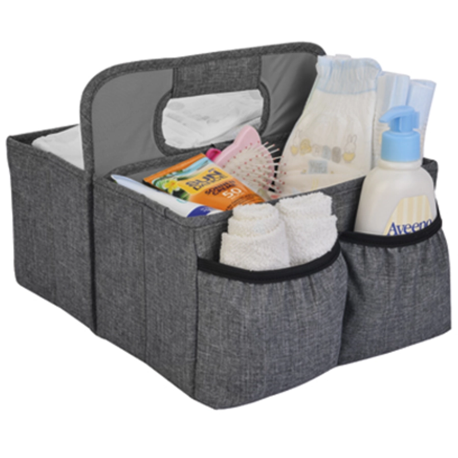 Altabebe Aufbewahrungsbox mit Wickelauflage Baby Caddy Grau