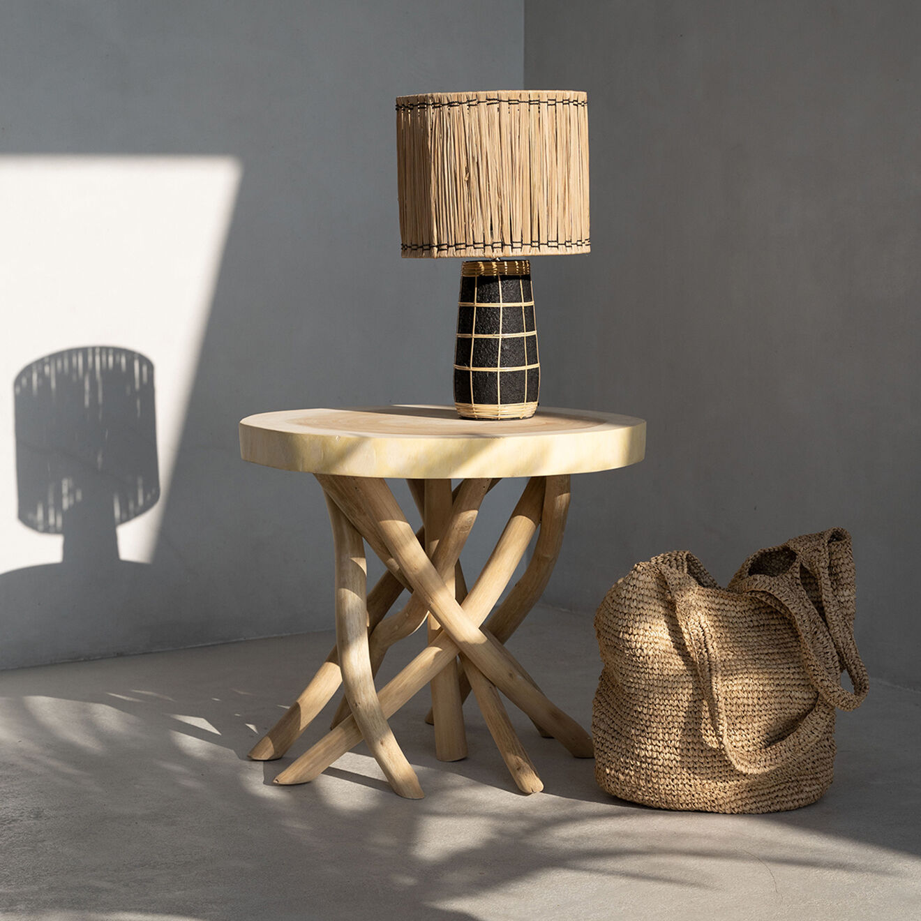 Bazar Bizar Cabas Te Quiero naturel - 50x17x40 cm
