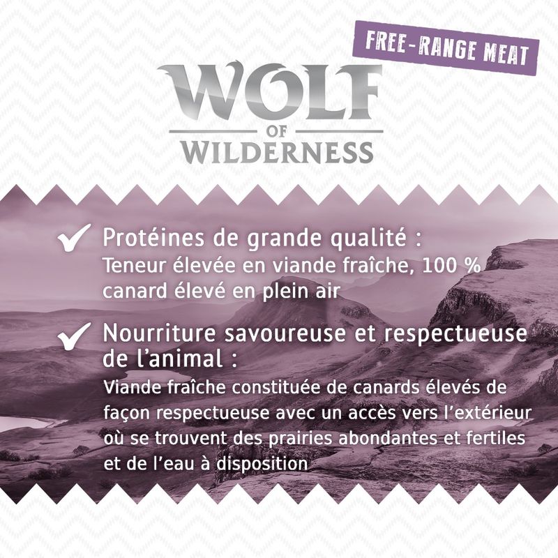 Wolf of Wilderness Junior Free range 6 x 400 g