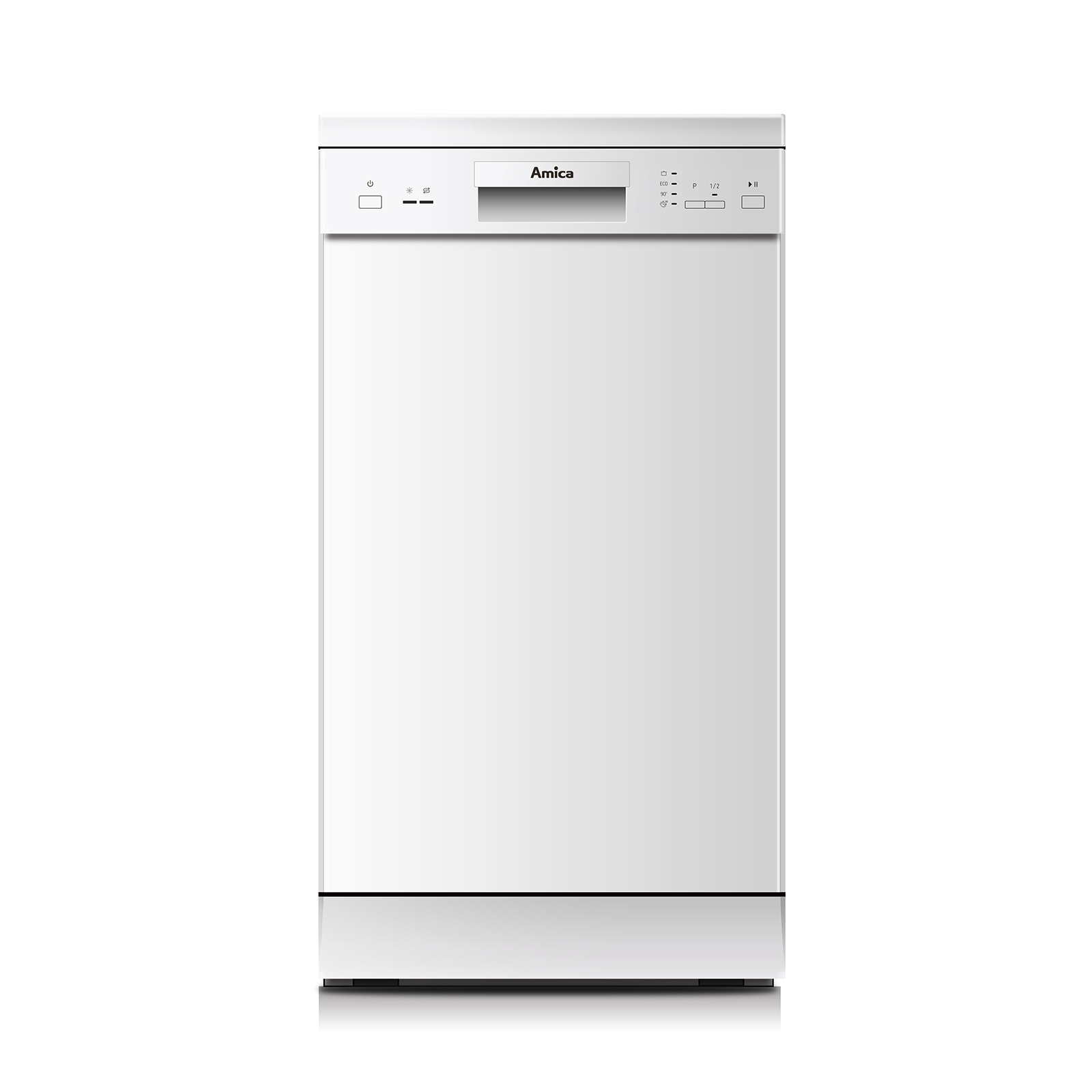 AMICA Stand-Geschirrspüler GSP 14746-1 W - weiß - 45 cm - E
