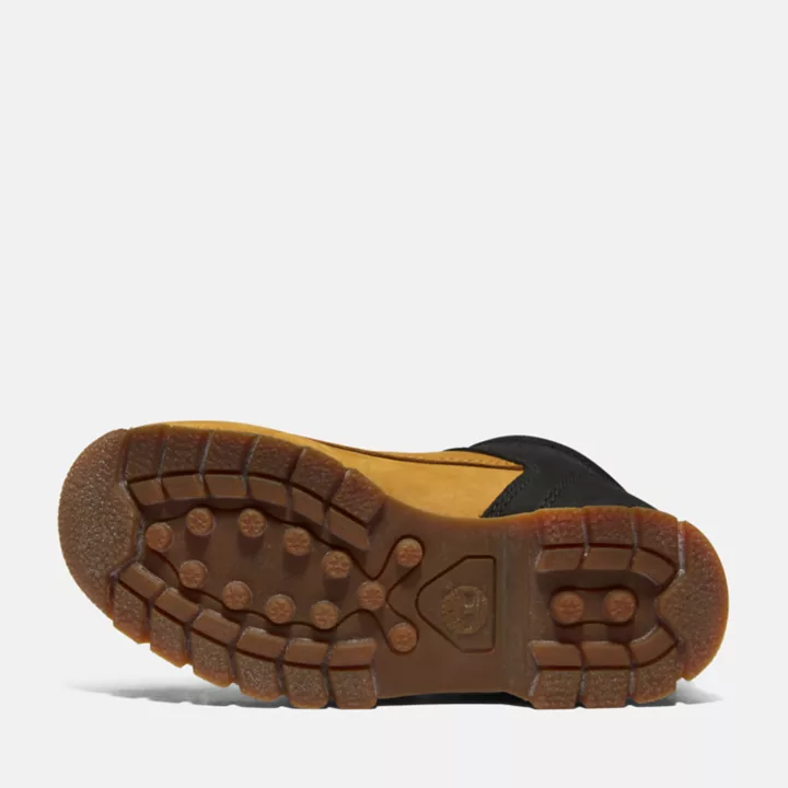 Bota de caminhada Euro Sprint para jovens, amarela/preta.