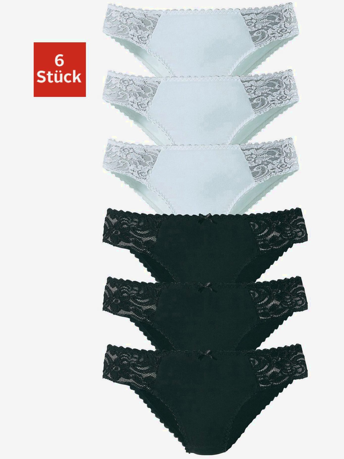 Slips jazz lot de 6 panties