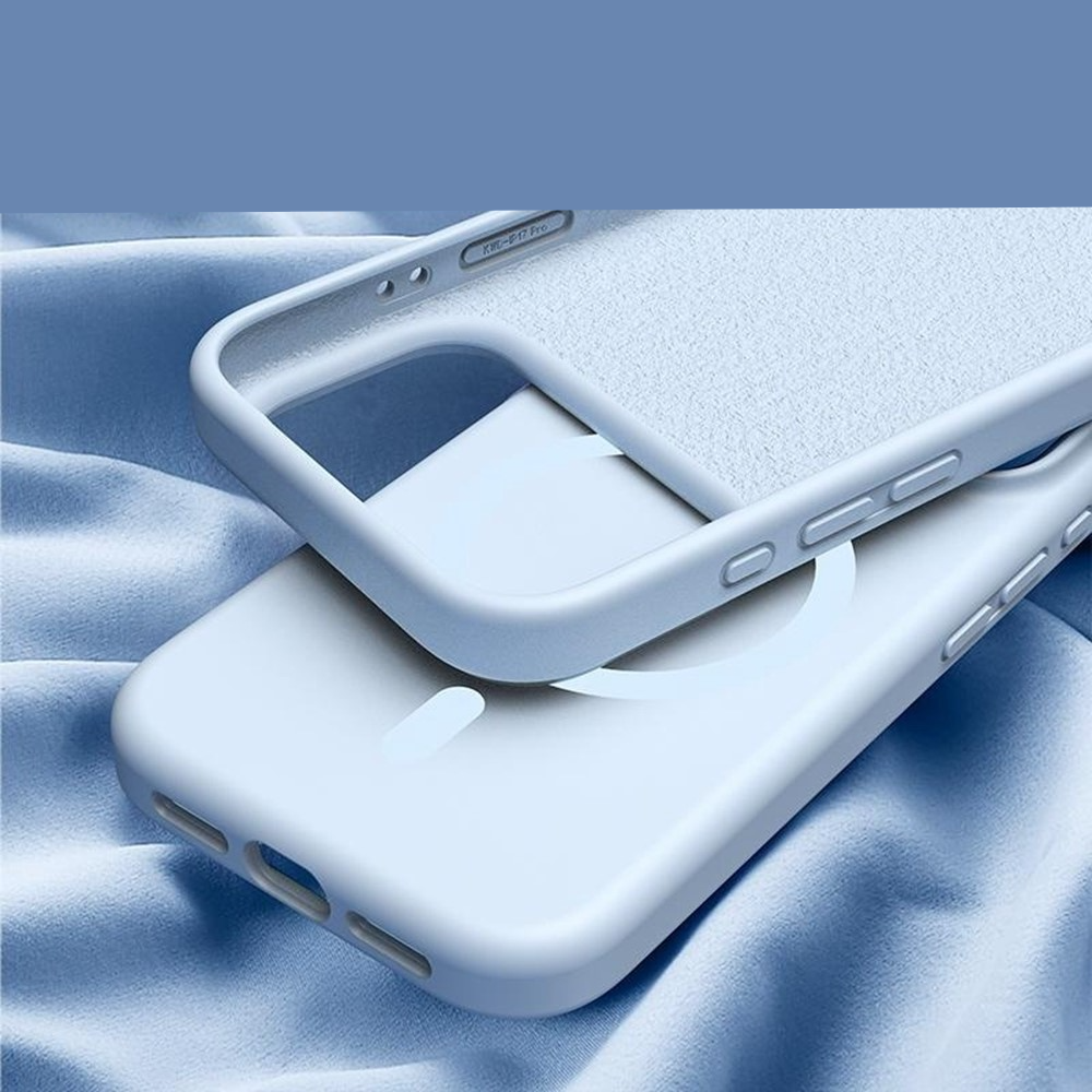 iPhone 17 Pro MagSafe Silikon Case Hülle - Beige