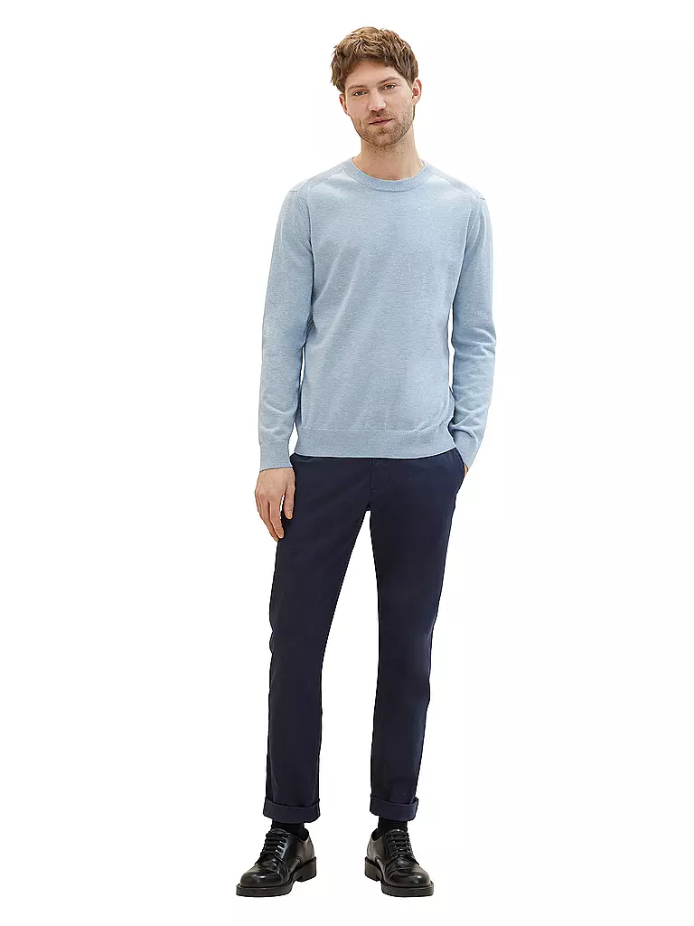 TOM TAILOR Pullover Regular Fit hellblau