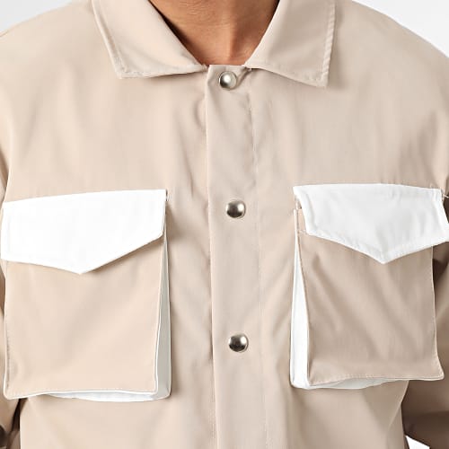 Ensemble Veste Et Pantalon Cargo Beige