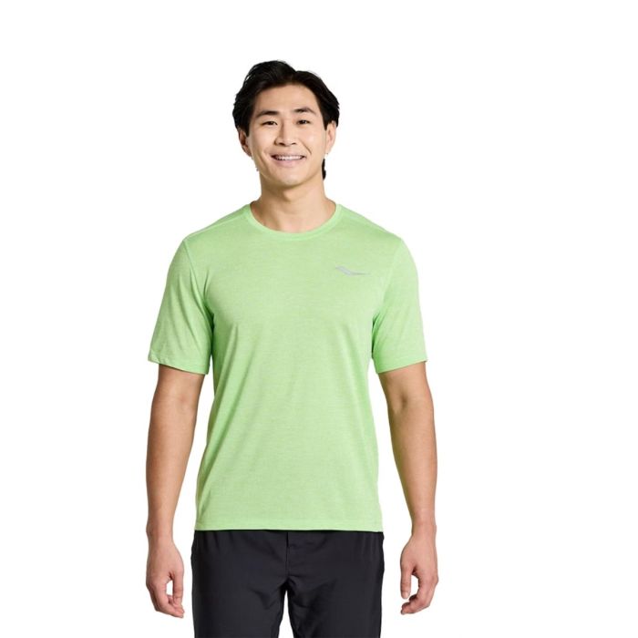 Saucony Herre T-shirts Stopwatch Short Sleeve Grøn