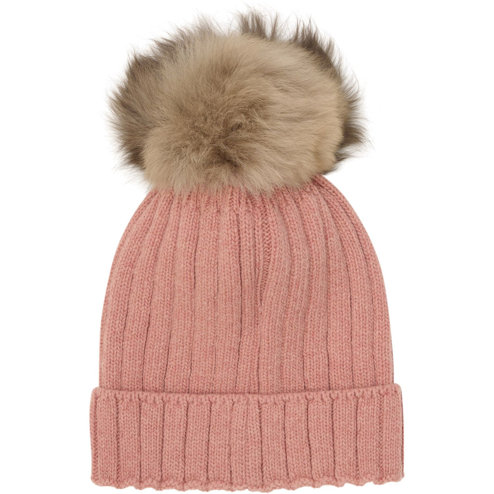 Køb Huttelihut Burlwood Hue Strik Alpaca Pompom