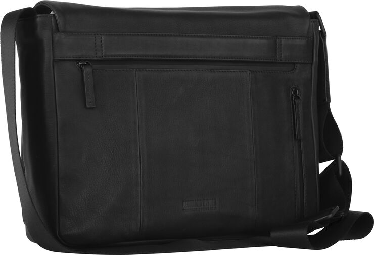 Leonhard Heyden Messenger Bag L Sort