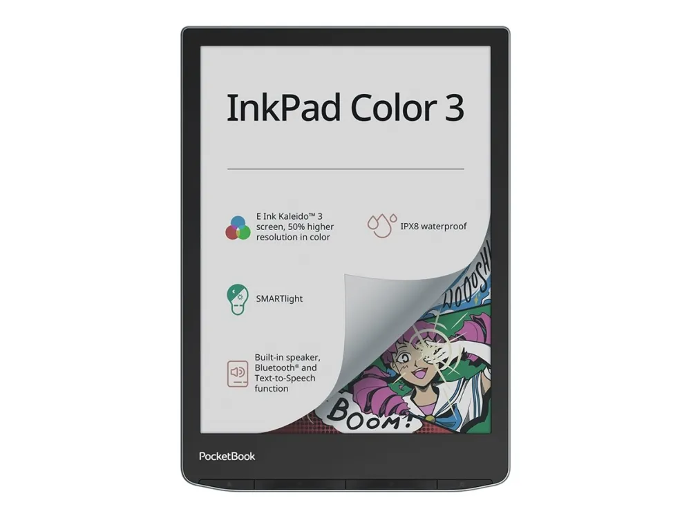 PocketBook InkPad Color 3 - eBook læser - Linux 4.9.56 - 32 GB - 7.8