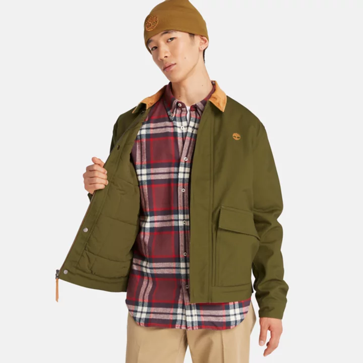 Jaqueta Strafford Isolante Masculina na Cor Verde