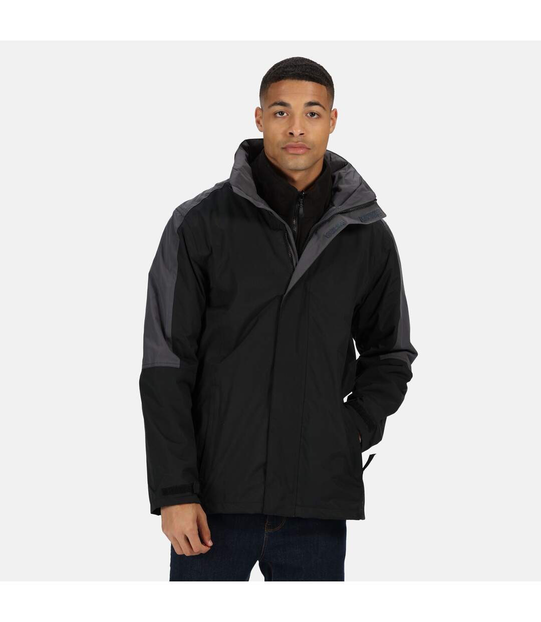 Regatta - Blouson multifonction DEFENDER - Homme (Noir/gris) - UTRG1597
