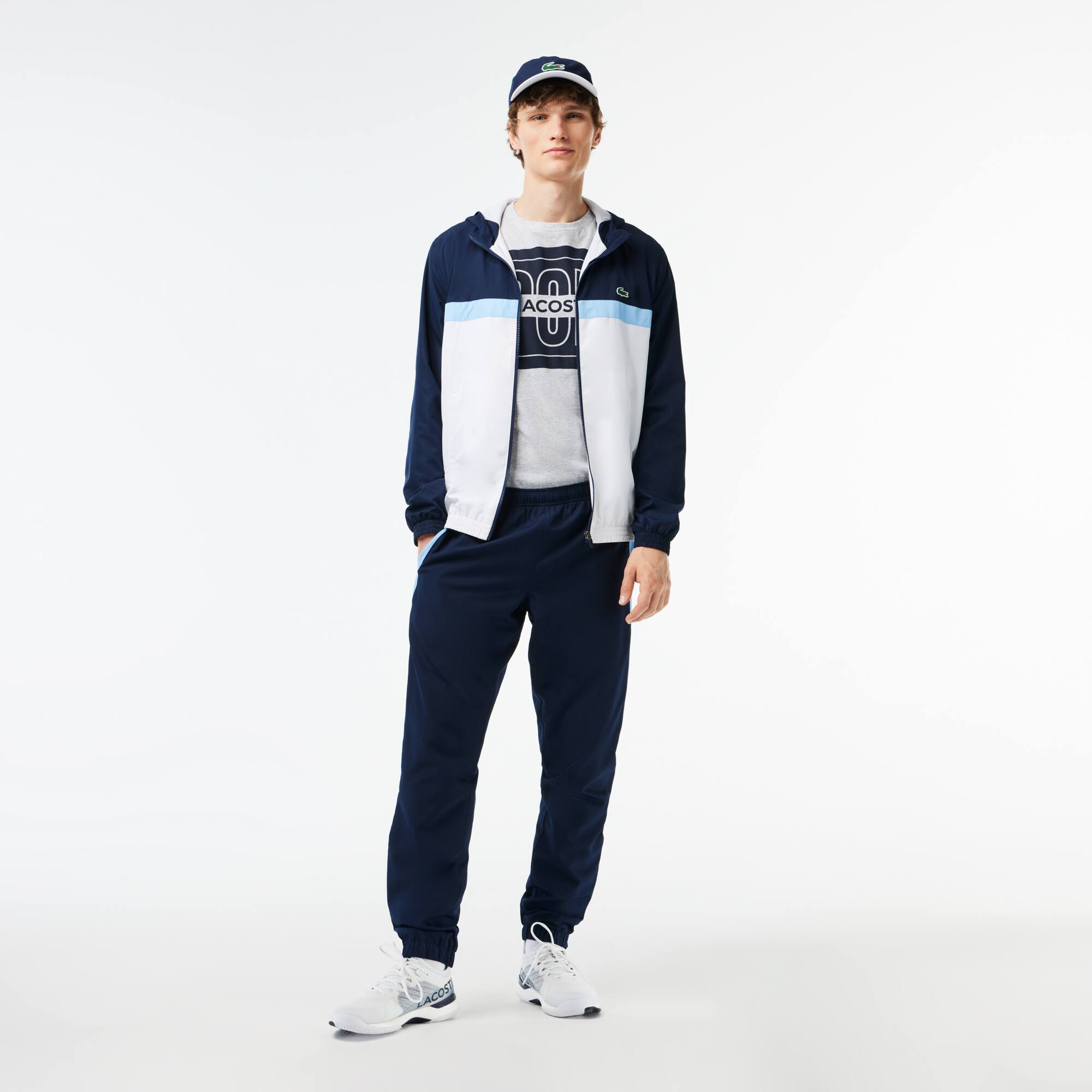 Herren LACOSTE SPORT French Capsule Trainingshose Trainingshosen - Blau - Lacoste - Herren