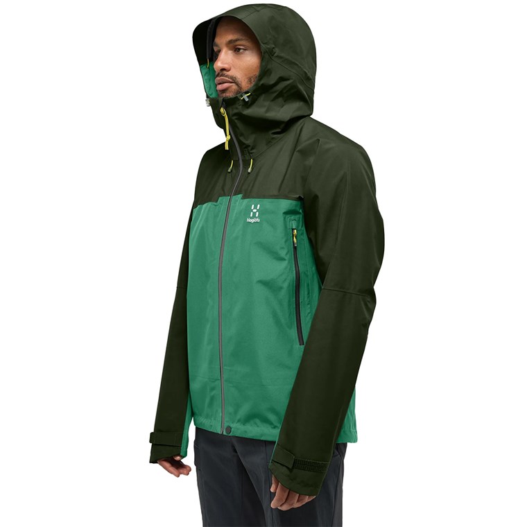 Haglöfs ROC Flash GTX Jacket Men Dk Jelly Green/Seaweed Green
