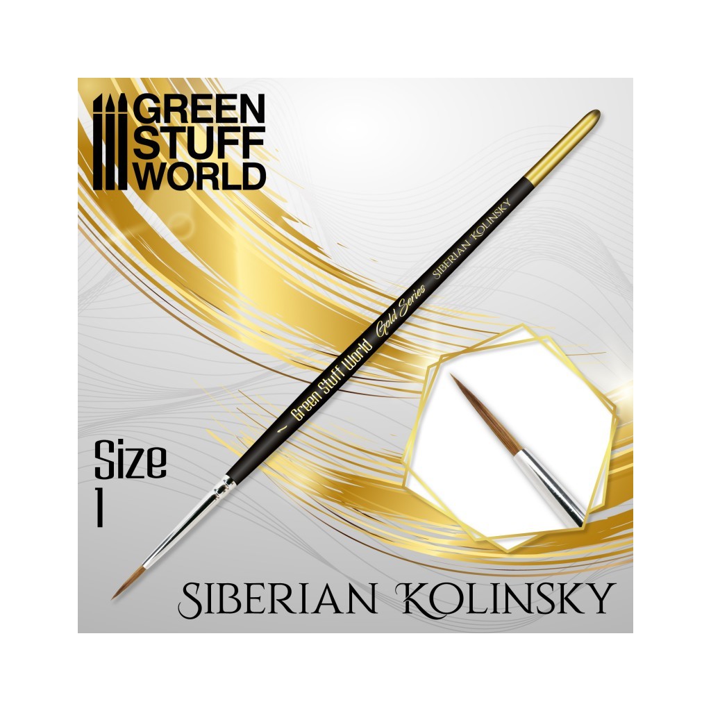 Gold Séries : Pinceau Kolinsky Sibérien - 1