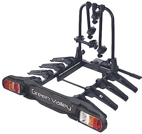 Aurilis - Discovery 4 - Fietsendrager - Voor 4 Fietsen - 60 kg Belasting - Inklapbaar