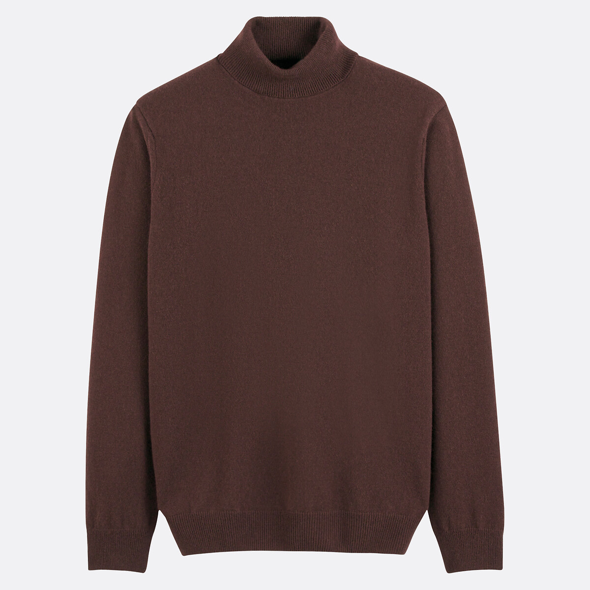 COLEÇÕES LA REDOUTE<br>Suéter de gola alta em cashmere, fabricado na Europa