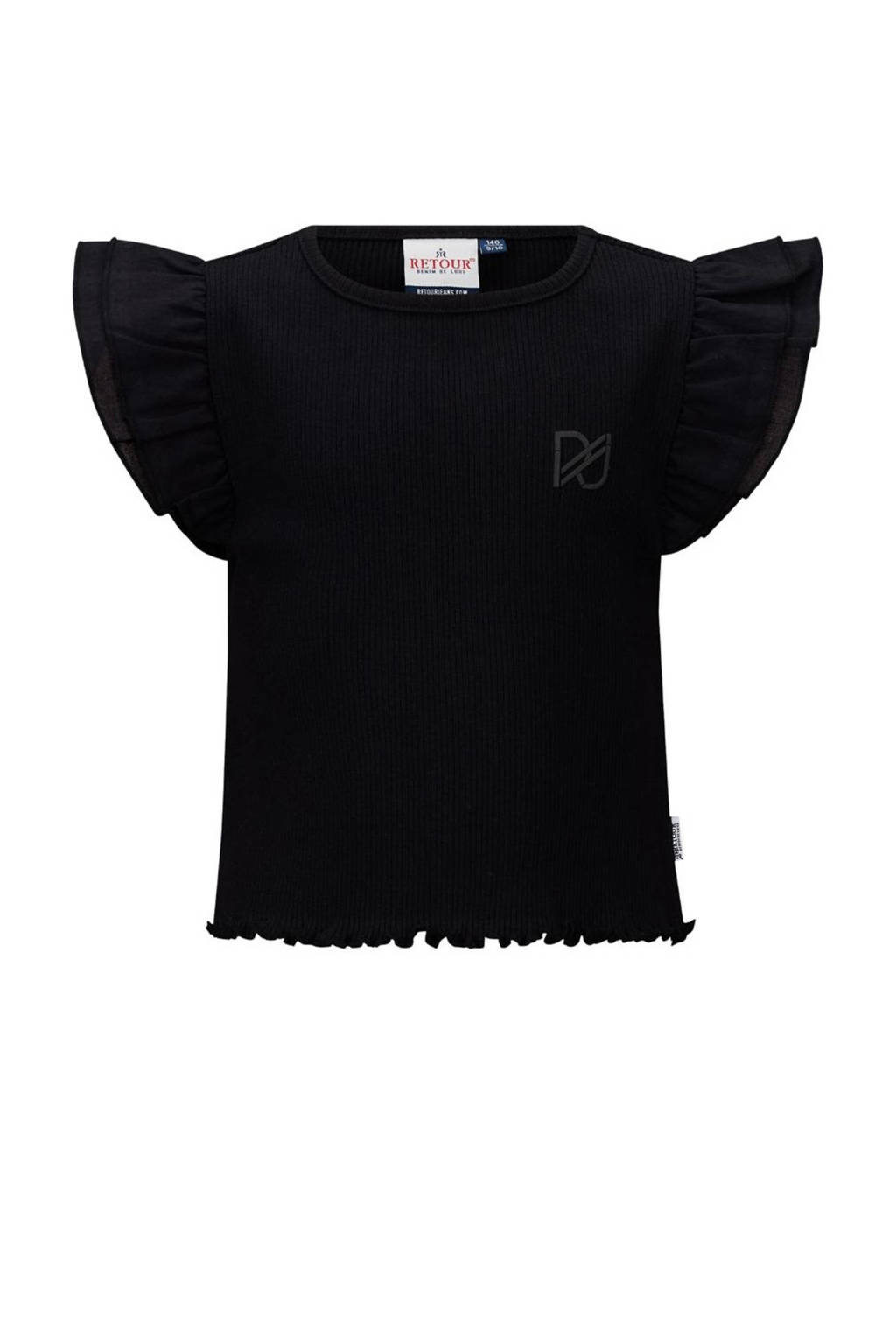 Retour Jeans top Royce zwart