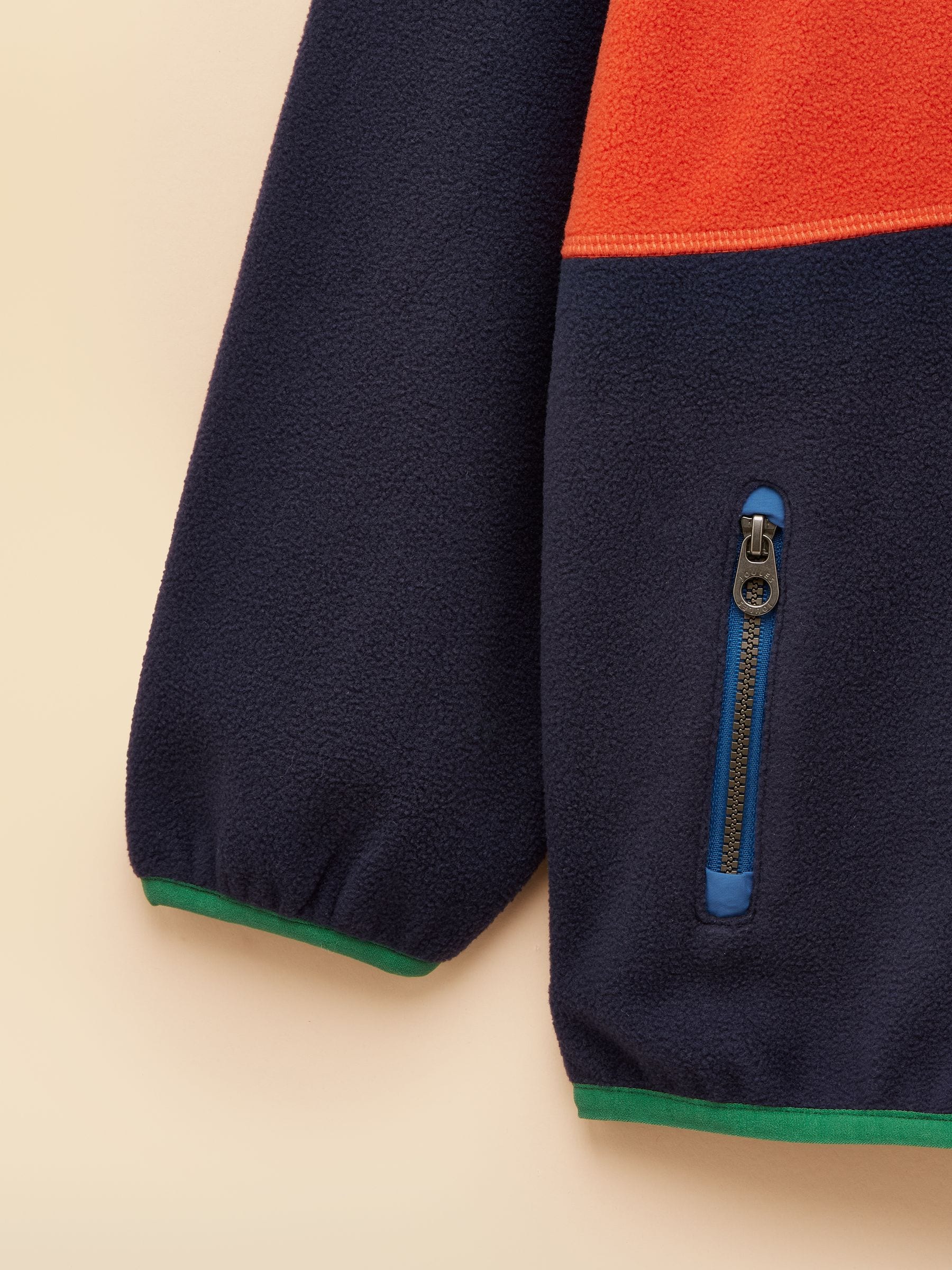 Joules Rockwell Polar Fleece met doorlopende rits voor kinderen