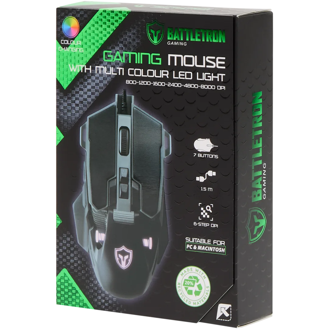 Battletron gaming-muis 8000 DPI