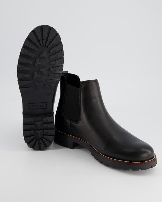 Zahira A7619-10 Chelsea Boots in Schwarz