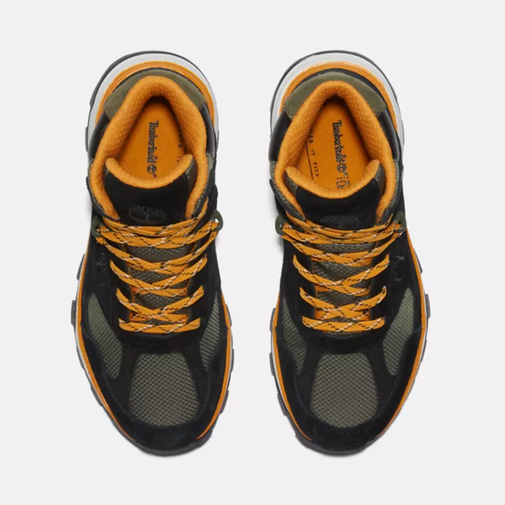 Chaussures de randonnée montantes Trail Trekker pour junior en noir