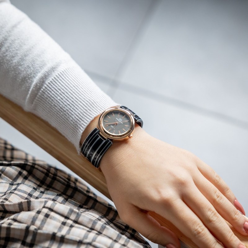 Sublime Montre Femme Métal et Plastique Strass GIORGIO