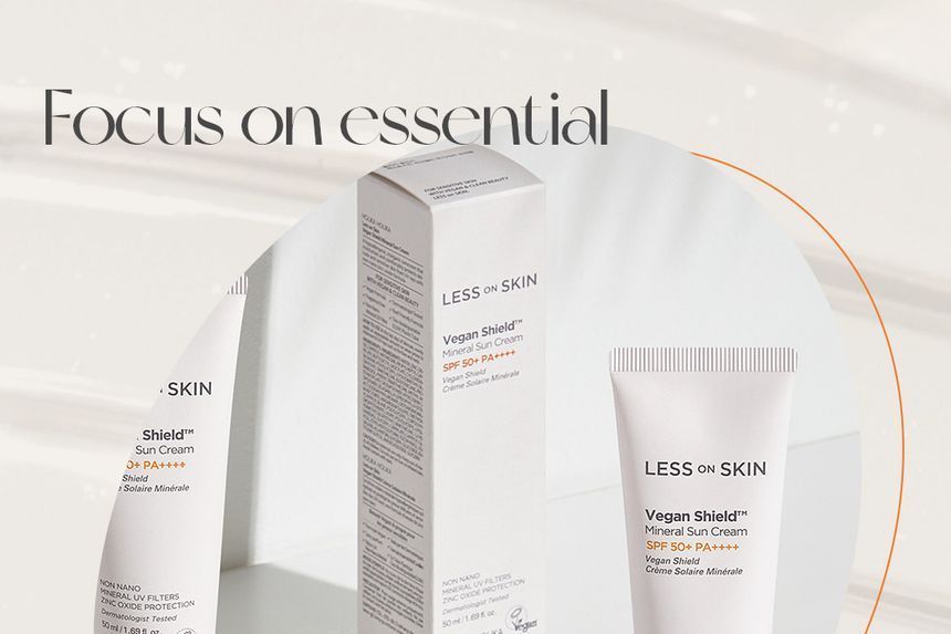 HOLIKA HOLIKA - Less On Skin Vegan Shield Minerale Zonnecrème