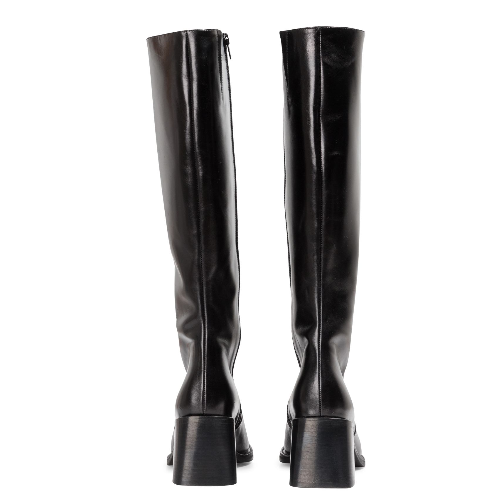 DIOU - Bottes en cuir | Noir