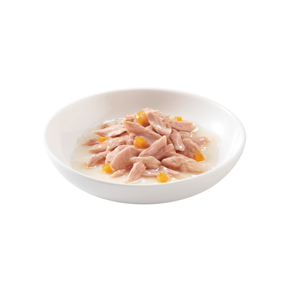 14x Schesir Kattenvoer Pompoen in Bouillon70 gr