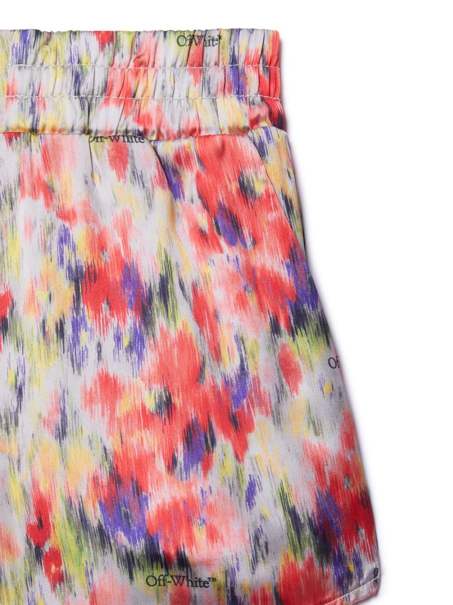 Off-White Watercolor Shorts