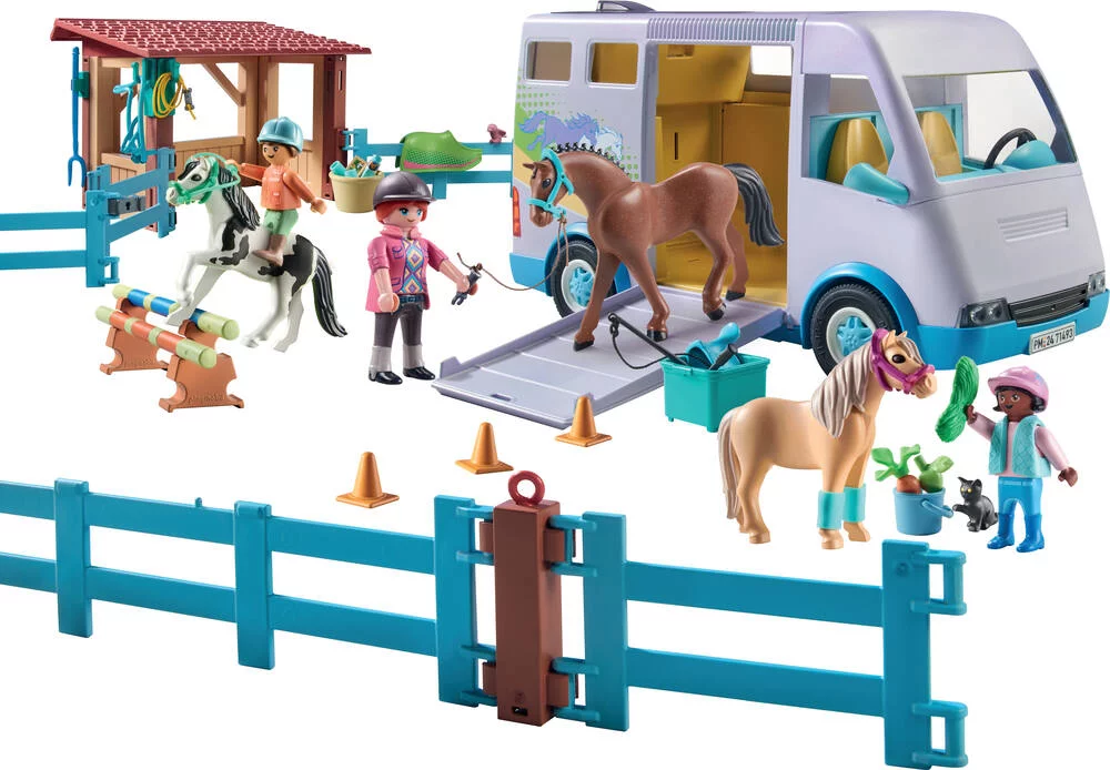 VAN POUR CHEVAL ET PONEYS AVEC ENCLOS - 71493