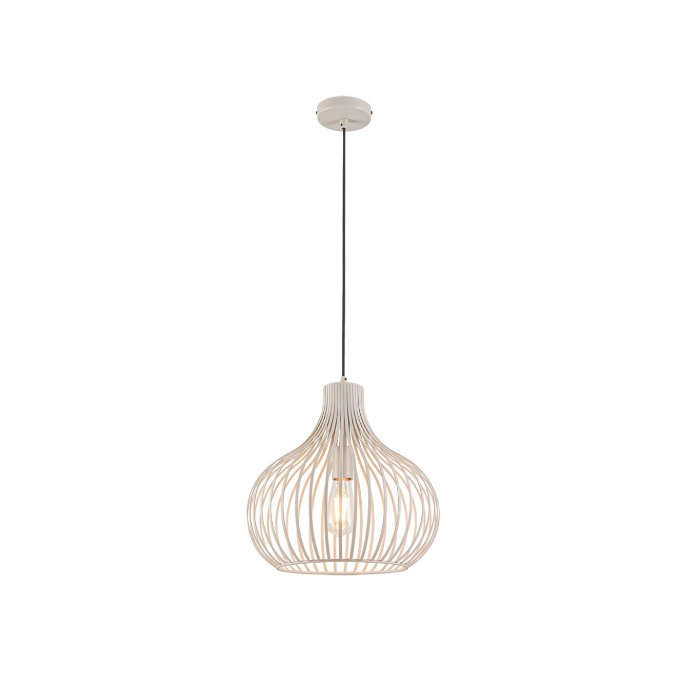 Hanglamp Morgana creme Ø38 cm