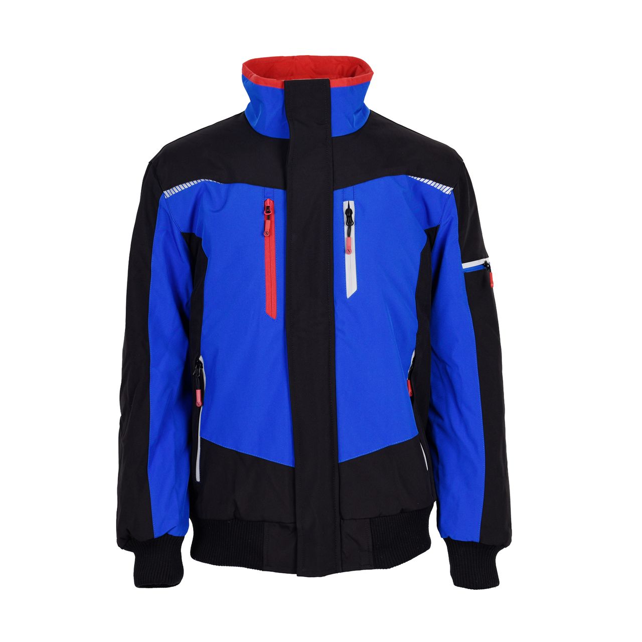 TERRAX WORKWEAR Herren Pilotenjacke, 2XL, Royal/Rot