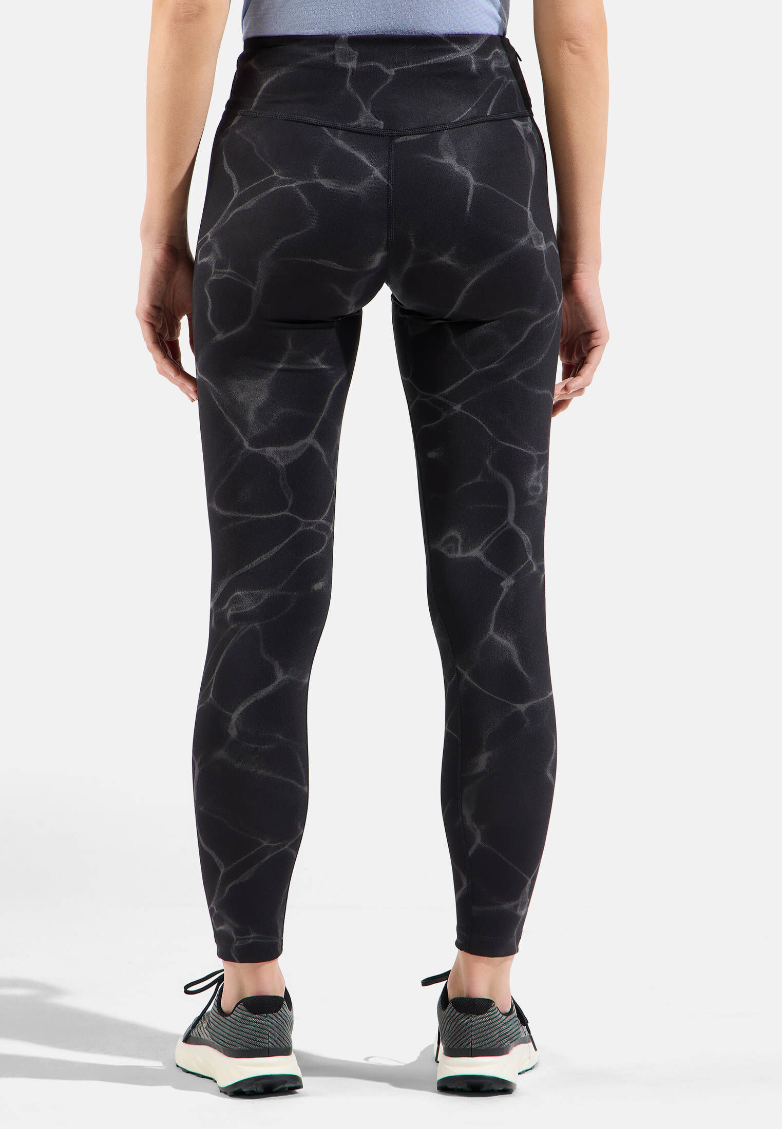 Odlo| Damen Lauftights ZEROWEIGHT PRINT TIGHTS