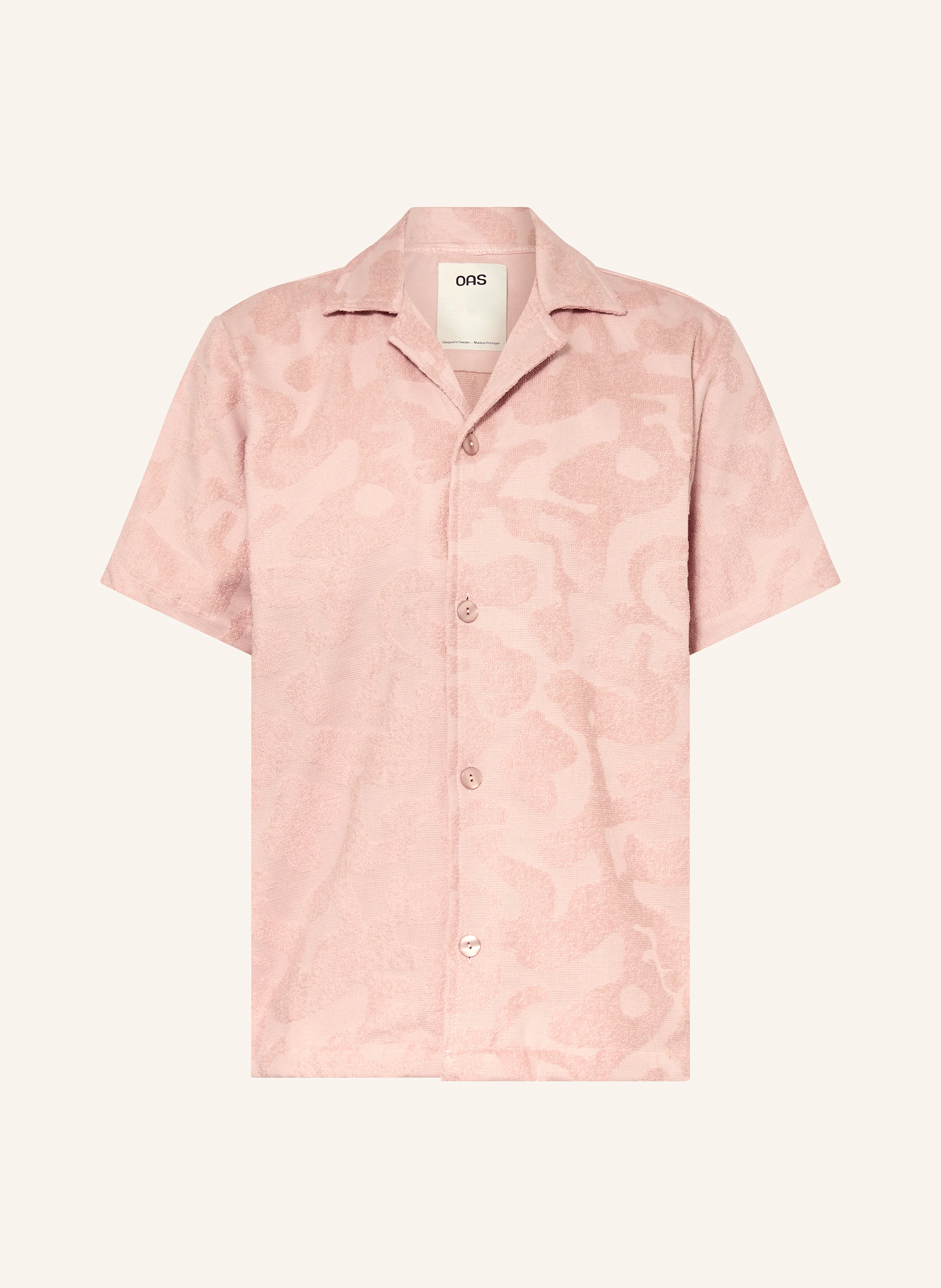 OAS Resorthemd BLUSH PUZZLOTEC Comfort Fit aus Frottee