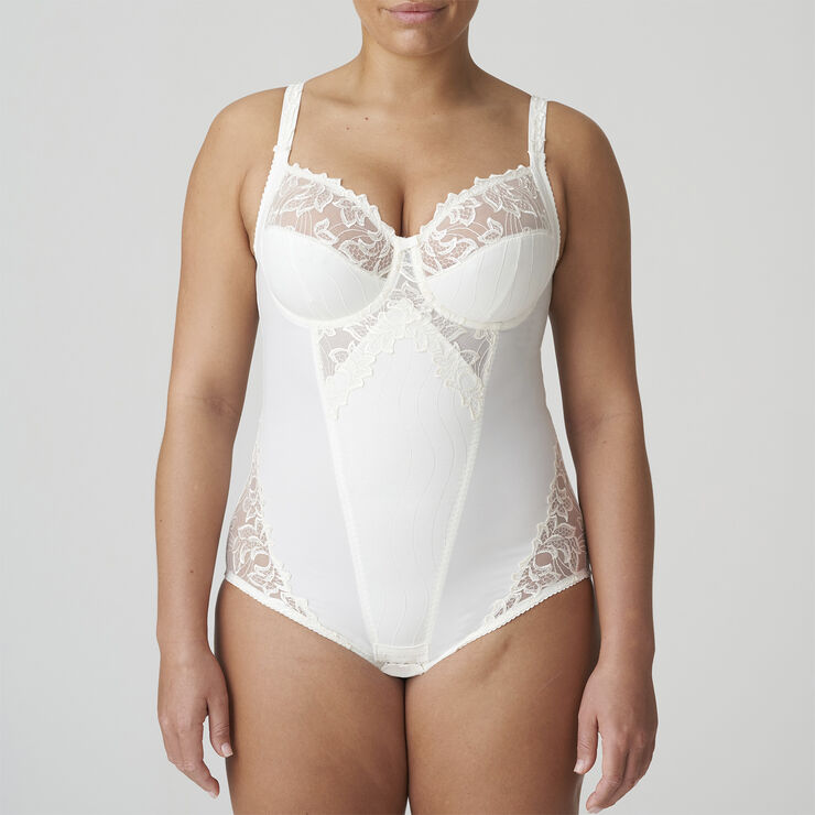PrimaDonna Deauville full cup bodystocking Hvid