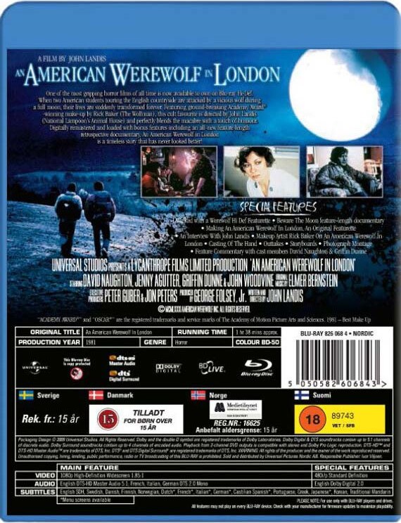 An American Werewolf In London / En Amerikansk Varulv I London - Blu-Ray