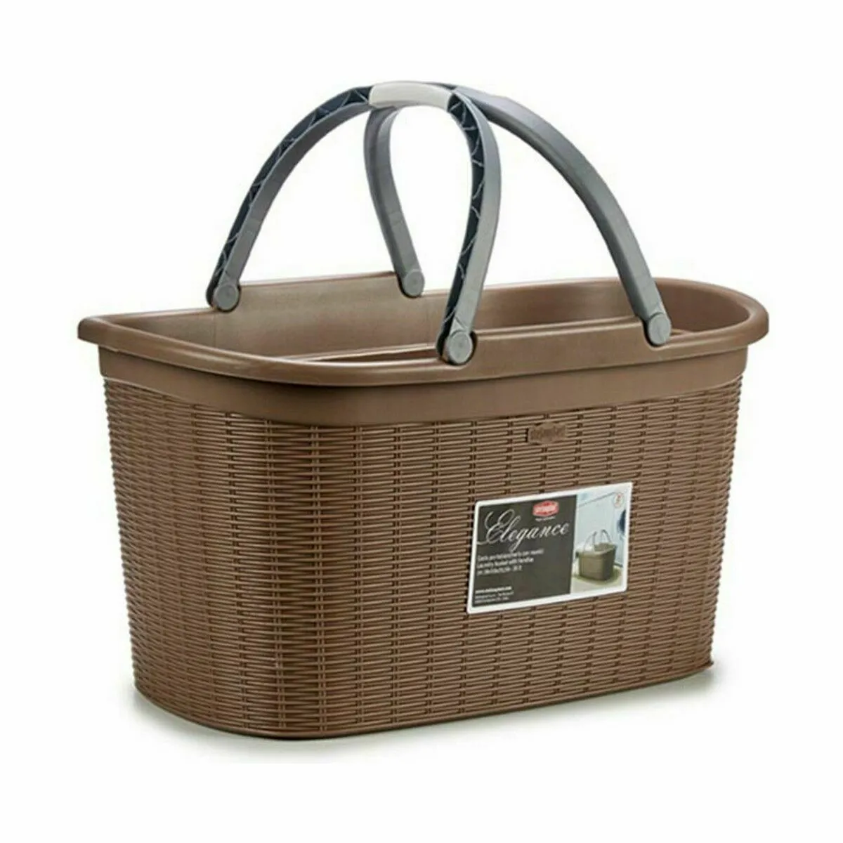 Stefanplast Panier à linge Elegance - Plastique - 35 L - 15 unités