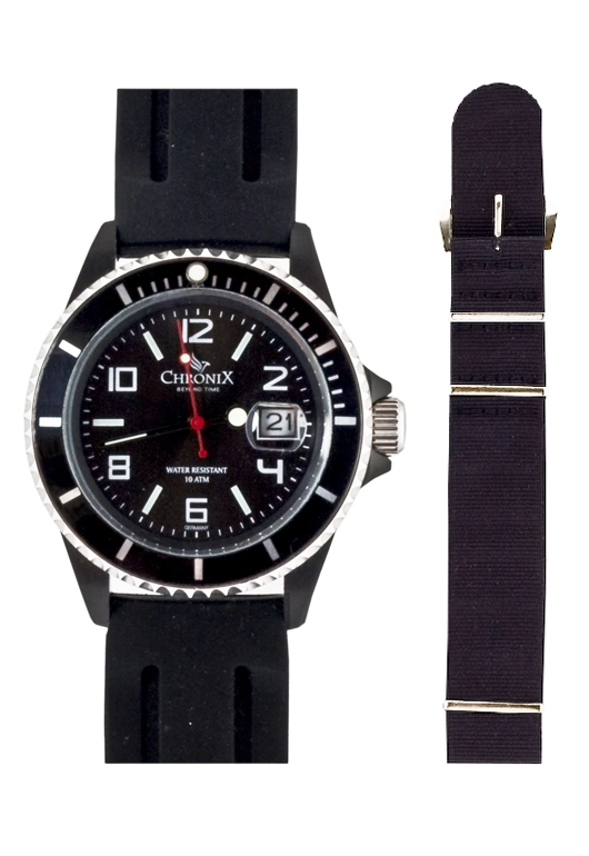 Chronix Sport Style Silikon Herrenuhr CHR-BI353K