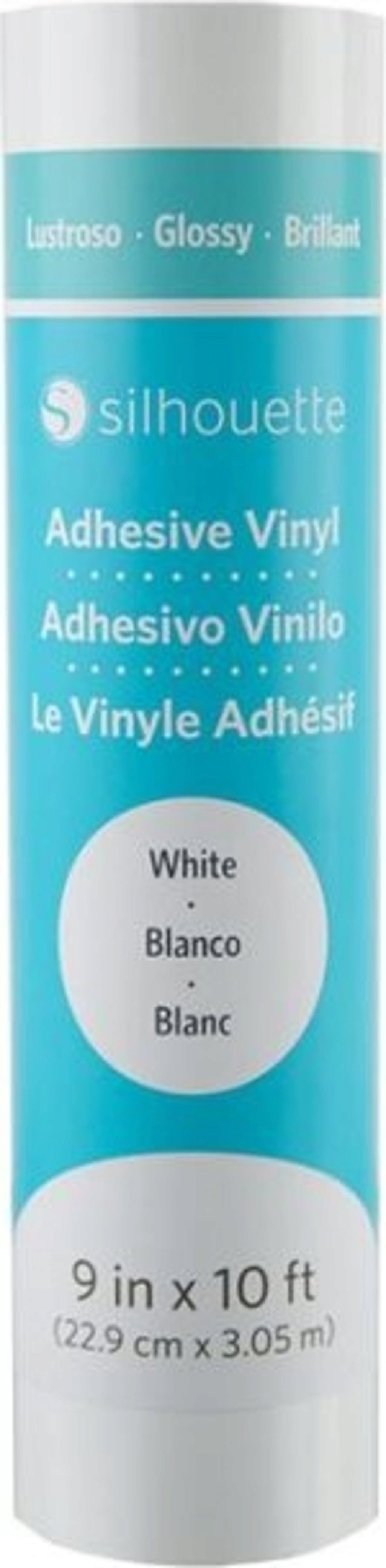 Silhouette  Glossy Permanent Vinyl - 22,9 cm x 3 m, White    Vielseitiger Bastelfreund für kreative Projekte