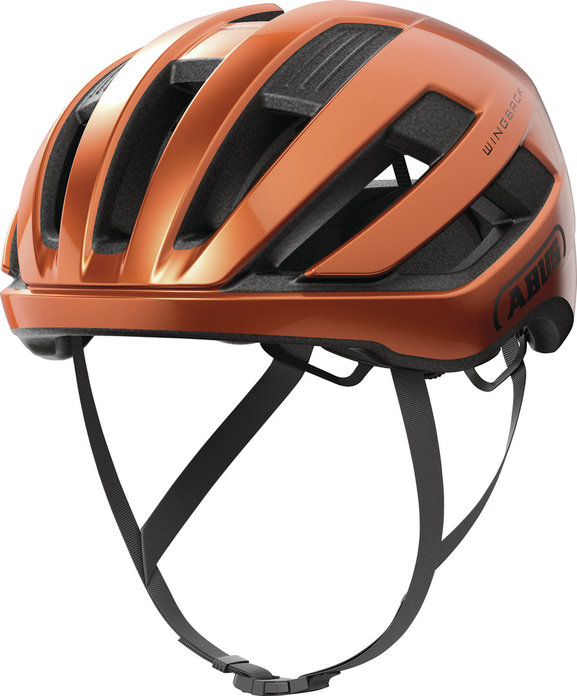 ABUS WingBack Cykelhjelm Goldfish Orange