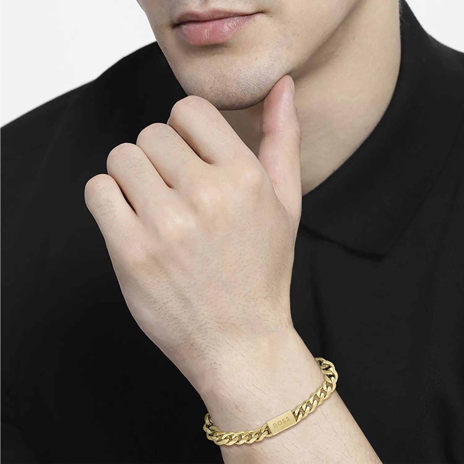 BOSS Chain Armbånd Rustfrit Stål 1580403M